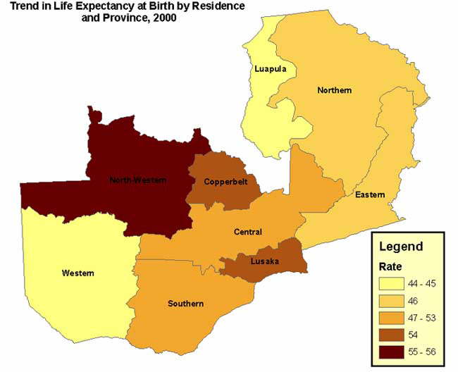 Zambia Life Expectancy